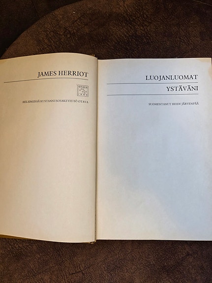 James Herriot Luojanluomat ystäväni kovakantinen kirja