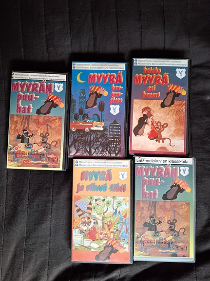 Myyrä Vhs kasetit