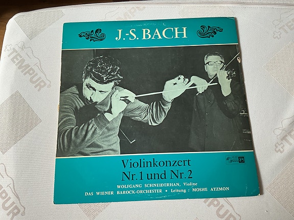 J.-S. BACH; Violinkonzert Nr. 1 und Nr. 2 Vinyyli