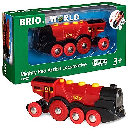 Brio Iso punainen veturi