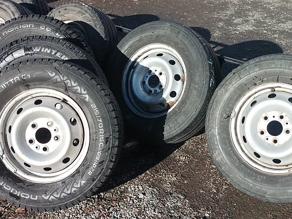5x118/71,1/et68 Ducato Jumper Boxer 15" vanteita (215/70 ja 225/70)
