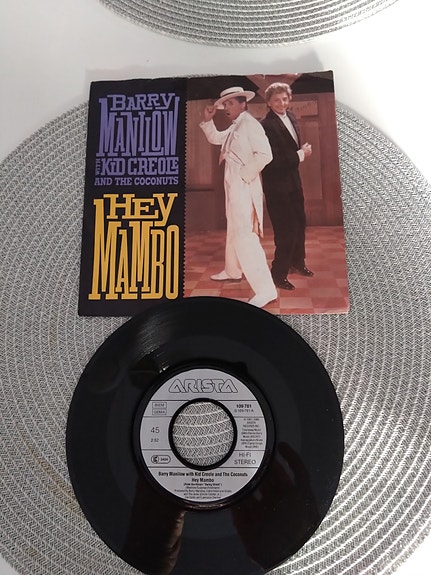 Barry Manilow with Kid Creole 7" Hey mambo