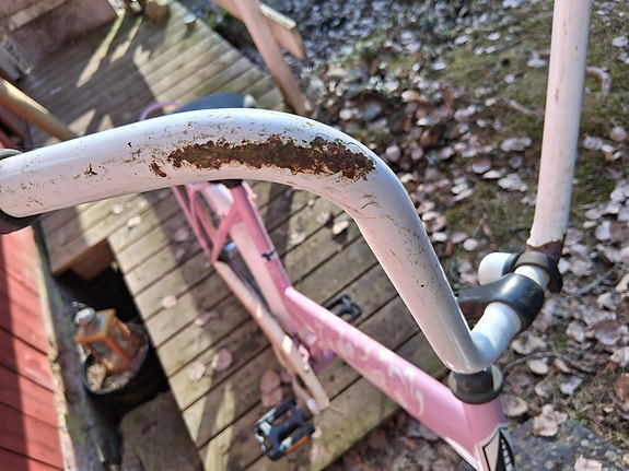 Lasten polkupyörä 24" vaaleanpunainen