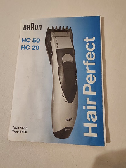 Braun HC50 / HC20 type 5605/5606 hair perfect