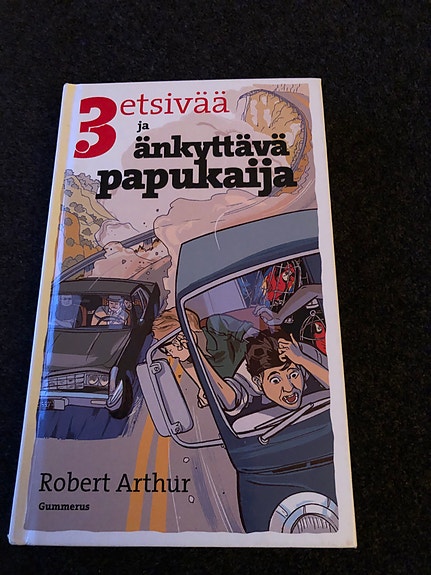 3 etsivää ja änkyttävä papukaija kirja