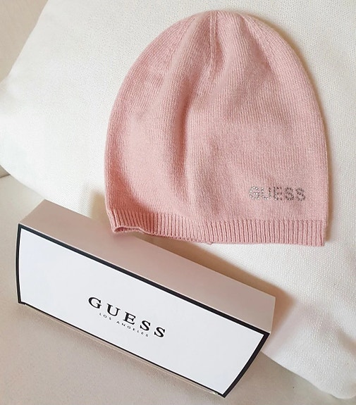 Guess vaaleanpunainen pipo, L
