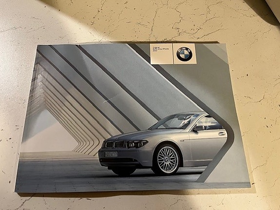 BMW alkuperäisvanneluettelo 2003