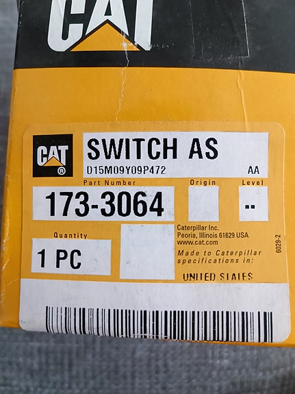 Caterpillar CAT 173‑3064 kytkin – uusi