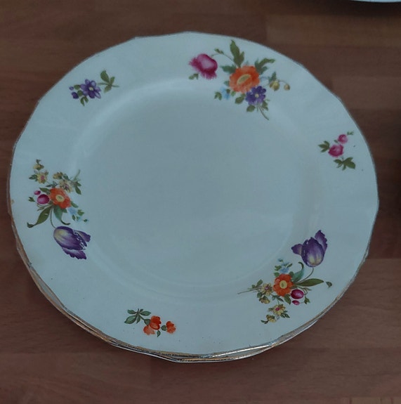 6 kpl Arabia 'kesäkukka' lautasia.