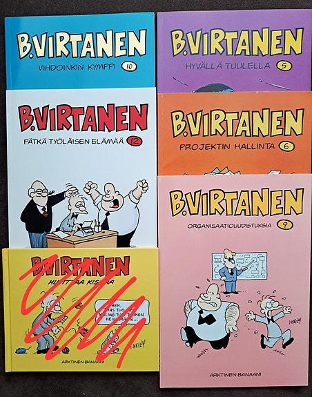 B. Virtanen sarjakuva-albumit