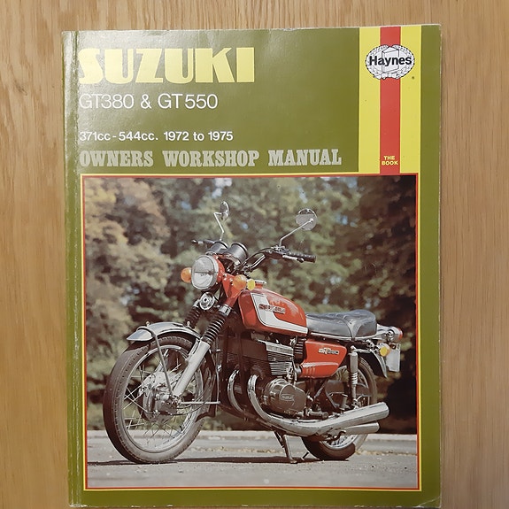 HAYNES SUZUKI GT380 & GT550 1972-75 Manual