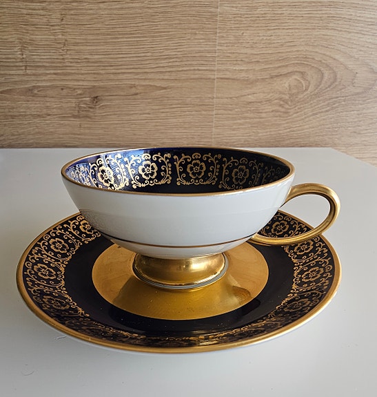 Rosenthal  espressokuppi aluslautasella
