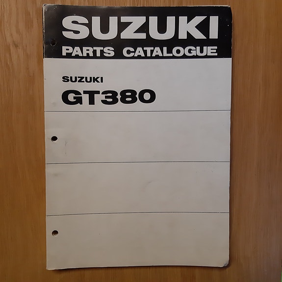 SUZUKI GT380 PARTS CATALOGUE