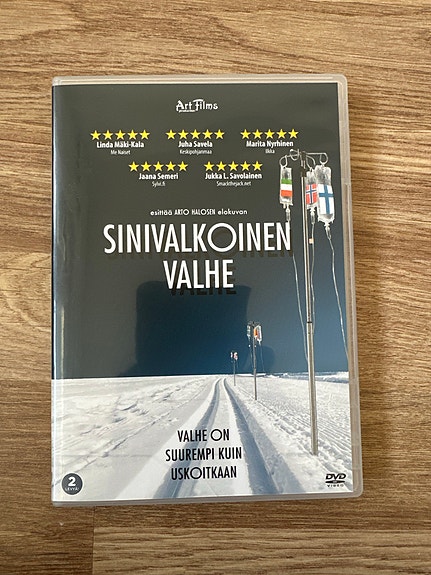 Sinivalkoinen valhe DVD-elokuva