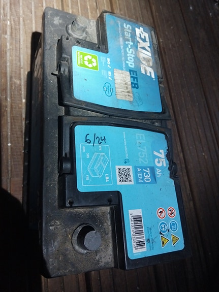 Exide startti Stop / efb käynnistys akku