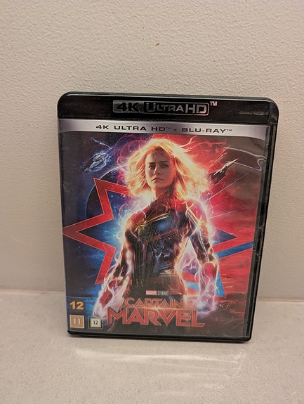 Captain Marvel 4k + blu-ray