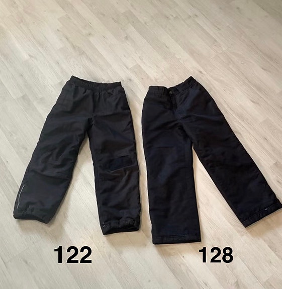 Ulkohousut 122 ja 128