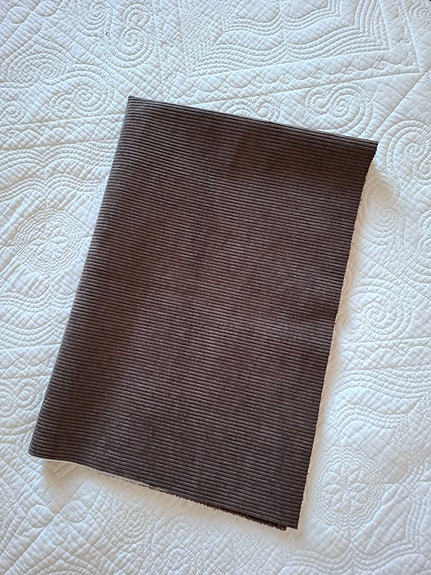 Verhoilukangas ruskea sametti, 68 x 98 cm