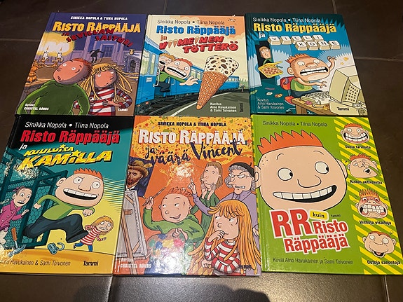 Risto Räppääjä kirjoja