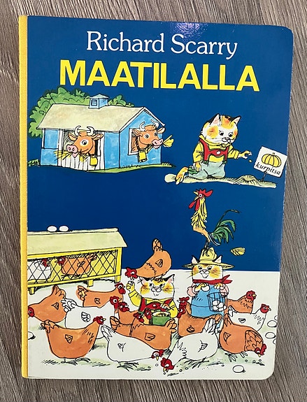 Richard Scarry Maatilalla (1978) lastenkirja