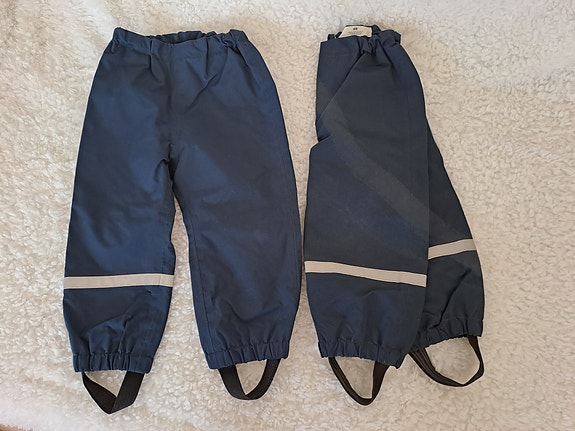 Välikausihousut 92 cm 2 kpl