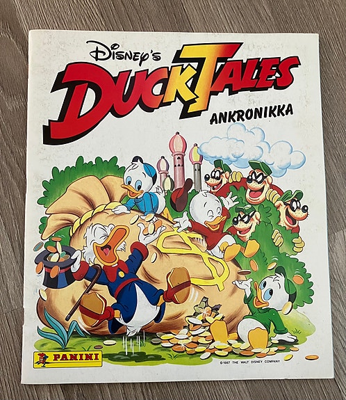 Disney DuckTales Ankronikka -tarrakirja (1987)