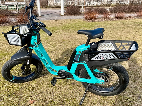 Uutta vastaava sähköpyörä.