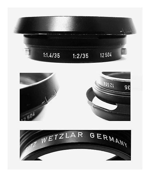 LEICA - M-Leica 35 mm objektiivin vastavalosuoja (orig.) metallia