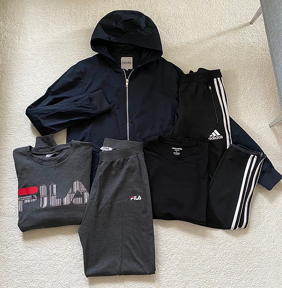Elvine takki, Fila oloasu, J&J t-paita