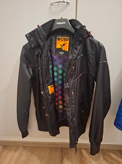 KappAhl WOXO lasten takki 164 musta polyesteri unisex