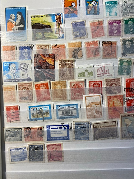 Postimerkkejä Etelä Amerikasta