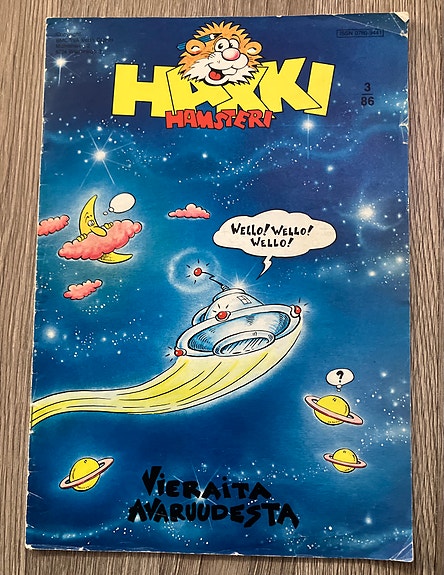 Hakki Hamsteri sarjakuvalehti (3/86) Vieraita avaruudesta