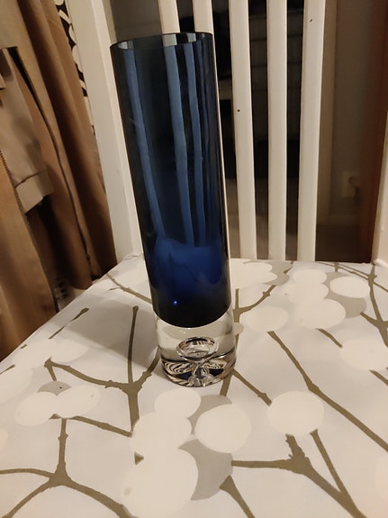 Iittala lasimaljakko sininen