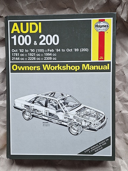 Audi 100 & 200 Owners Workshop Manual Korjausopas englanninkielinen