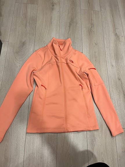 The North Face fleece-takki oranssi naisten M