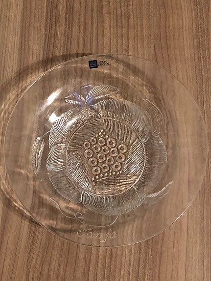 Arabia Finn Crystal lasilautanen