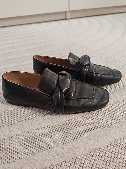 Nahka loaferit koko 37