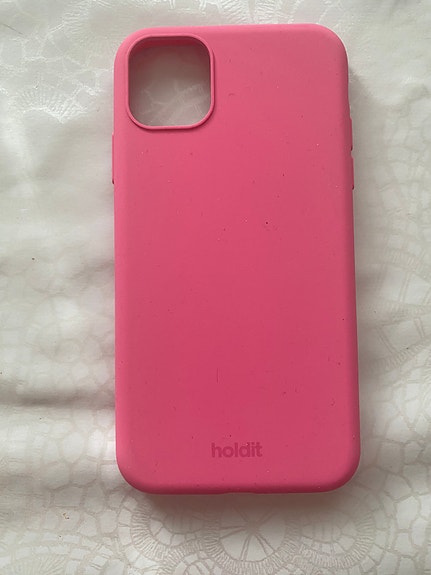 Pinkki silikonikuori iPhone XR