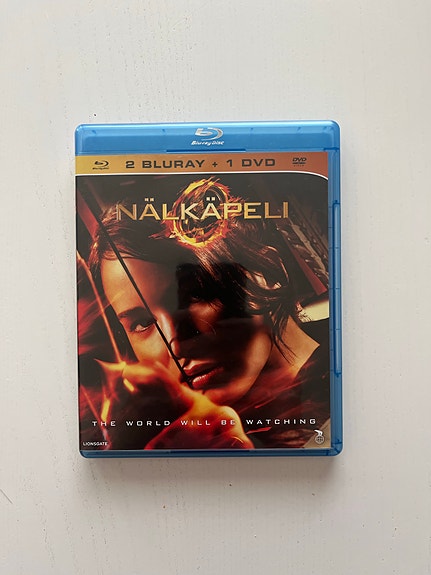 Nälkäpeli elokuva 2 x Blu-ray + DVD