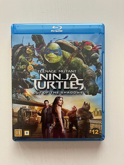 Teenage Mutant Ninja Turtles Out of the Shadows Blu-ray-elokuva