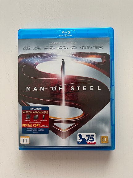 Man of Steel Blu-ray-elokuva
