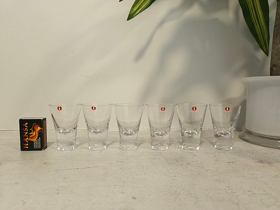 Iittala Aarne ryyppylasit 6kpl