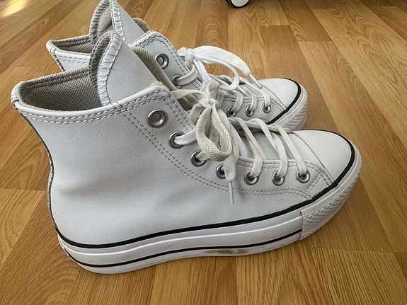 Converse CHUCK TAYLOR ALL STAR LIFT - Korkeavartiset tennarit - white/black