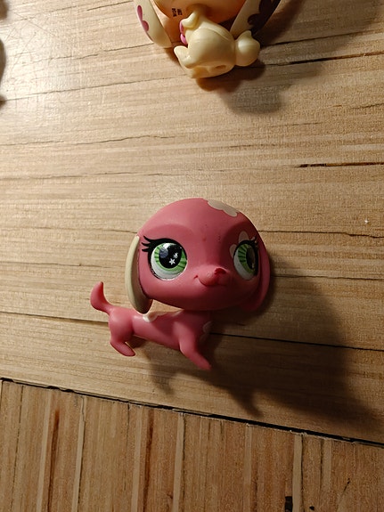 Littlest pet shop pinkki mäyräkoira