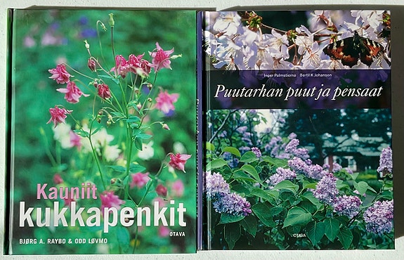 Puutarhan puut ja pensaat sekä Kauniit kukkapenkit- kirjat, Otava (Uudet)