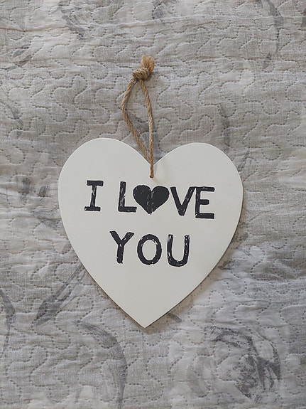 Sydänkoriste “I love you”