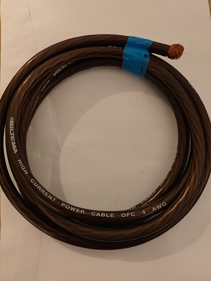 Virta kaapeli AWG 4+ Kaiutin 🔊 johtoa