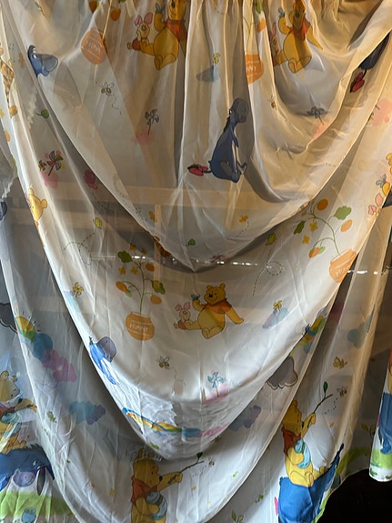 IKEA lasten verhot valkoinen kuviollinen