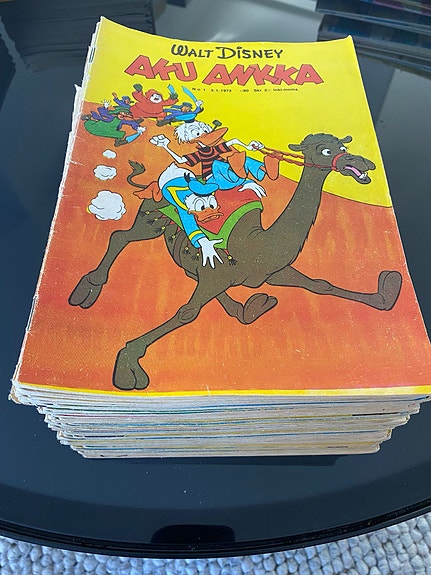 Aku Ankka sarjakuvalehdet 1973 vuosikerta, ei puutteita