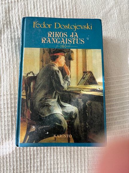 Fjodor Dostojevski Rikos ja rangaistus kirja kovakantinen suomenkielinen